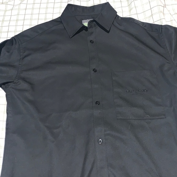 H&M Jackets & Coats Nwt Mens Hm Black Oversized Button Up Shirt